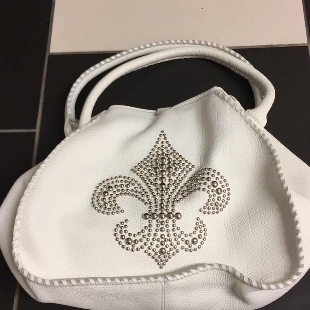 Tylie Malibu studded leather handbag.